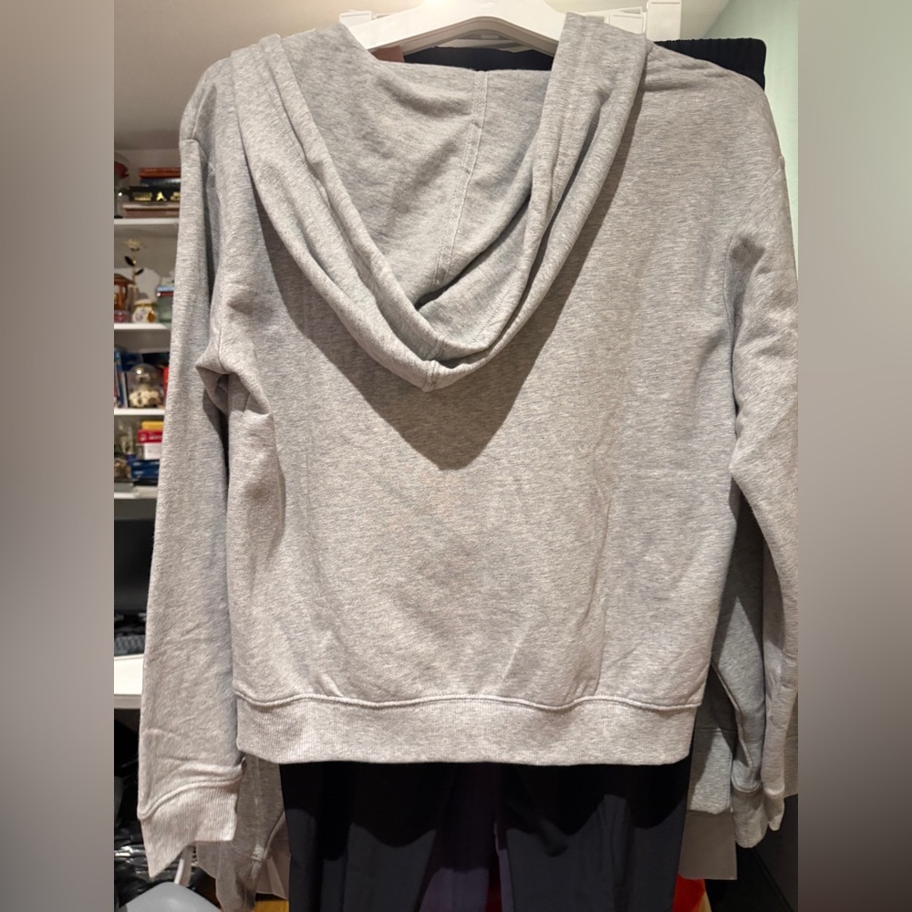 Auden Gray Zip-Up Hoodie - Picture 4 of 4